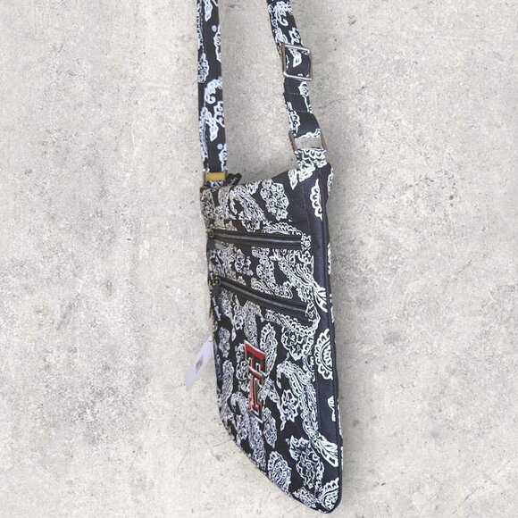 Vera Bradley Collegiate Crossbody - Texas Tech University - Black- NWT - Picture 6 of 9